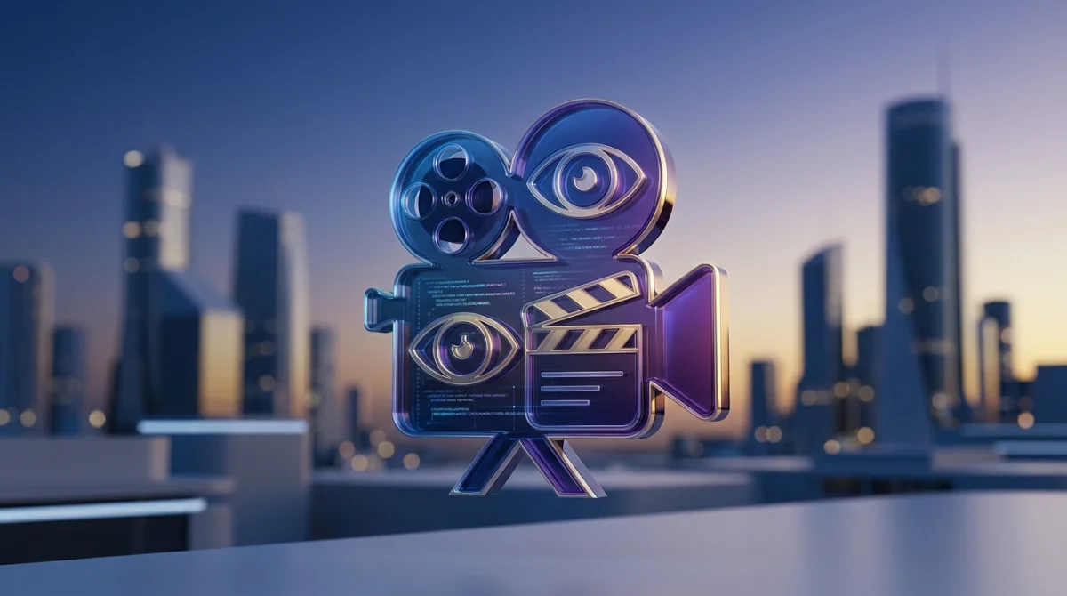 Quelle est la nouvelle adresse de ForcedCinema en 2026 ? - Geekodrome: Boutique d'accessoires geek Icône film art et essai moderne sur fond ville futuriste, évoquant forcedcinema.
